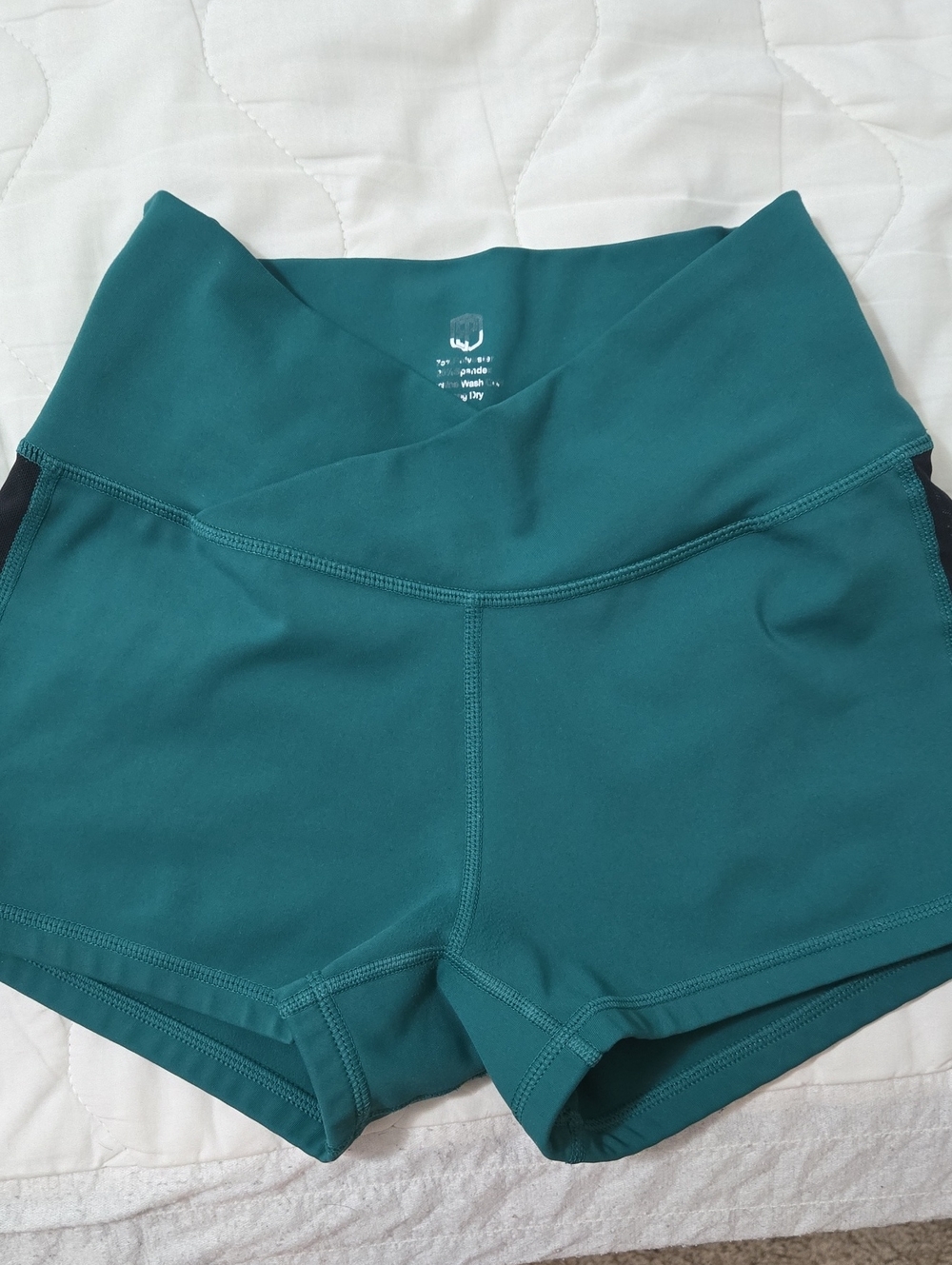Born Primative High-Waist Teal Shorts